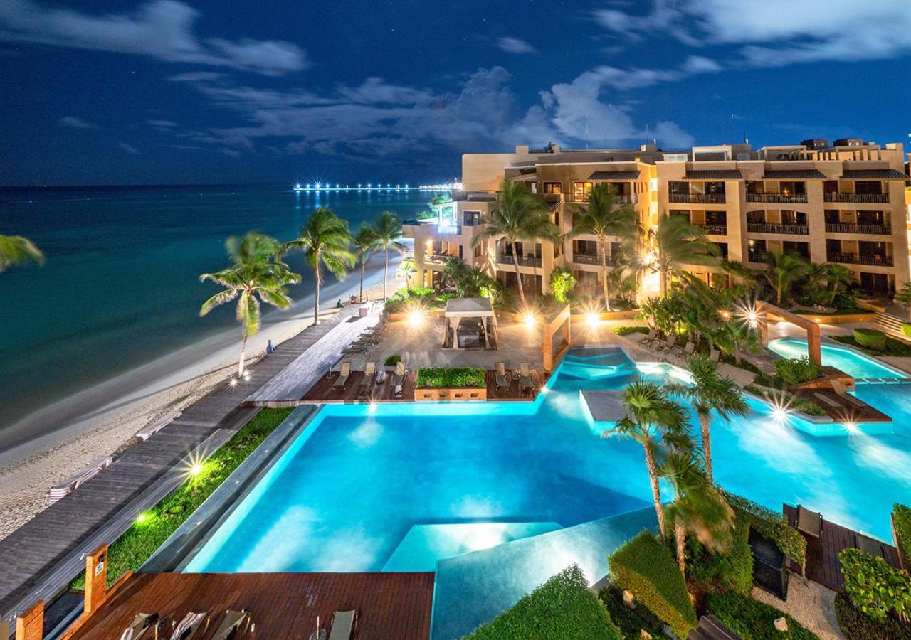 Condo Surf 405 - Luxury Oceanview Beachfront 3 Bedroom With Gym - At El Faro Condos Playa del Carmen Exterior foto
